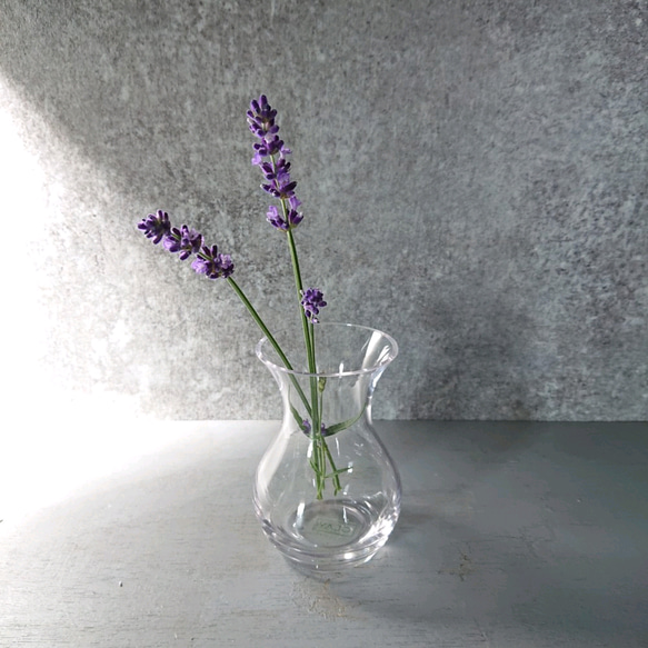 ”glass‐vase"　( "千切(ちぎり) "-ガラス花瓶mini ）一輪挿し　花器　プレゼント　ギフト　おしゃれ 3枚目の画像