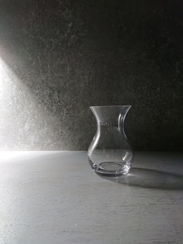 ”glass‐vase"　( "千切(ちぎり) "-ガラス花瓶mini ）一輪挿し　花器　プレゼント　ギフト　おしゃれ 5枚目の画像