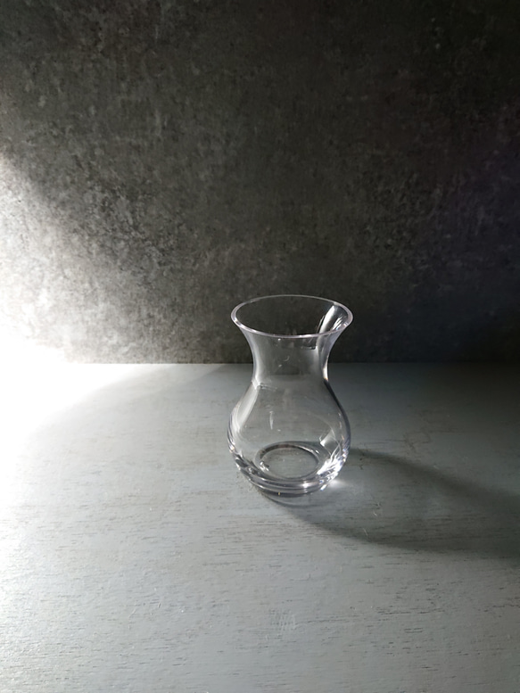 ”glass‐vase"　( "千切(ちぎり) "-ガラス花瓶mini ）一輪挿し　花器　プレゼント　ギフト　おしゃれ 6枚目の画像