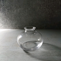 ”rindate -small-glass‐flower vase"　輪立(りんだて)-スモール・ガラス花瓶　一輪挿し 4枚目の画像