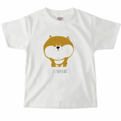 ［受注生産］キッズ 柴犬さん Tシャツ　100から130 1枚目の画像