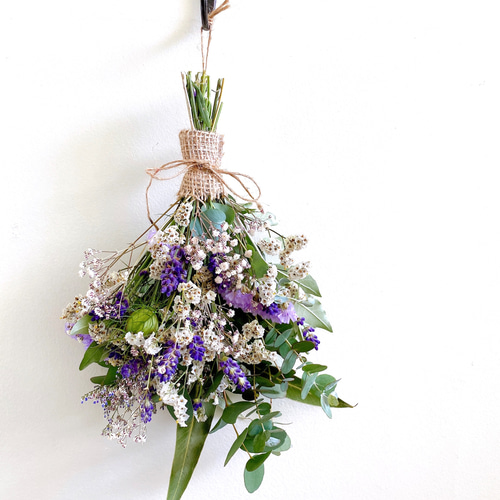 ラベンダー⋆︎*ユーカリスワッグ⑅︎１ ラベンダー⋆︎*ユーカリスワッグ⑅︎1 - メルカリ