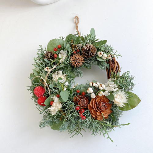 ⁂針葉樹香るフレッシュクリスマスハーフリース⁂ 針葉樹香るフレッシュクリスマスハーフリース⁂