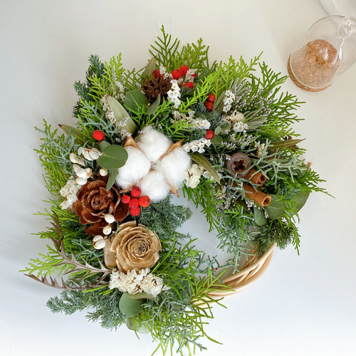 フレッシュgreen 爽やか森の香り ウィンターリース クリスマス