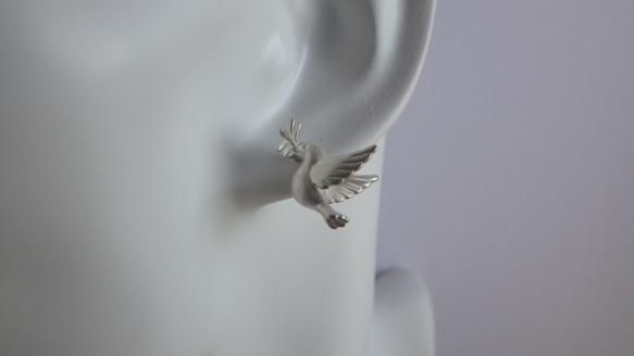 鴿子耳環 第5張的照片