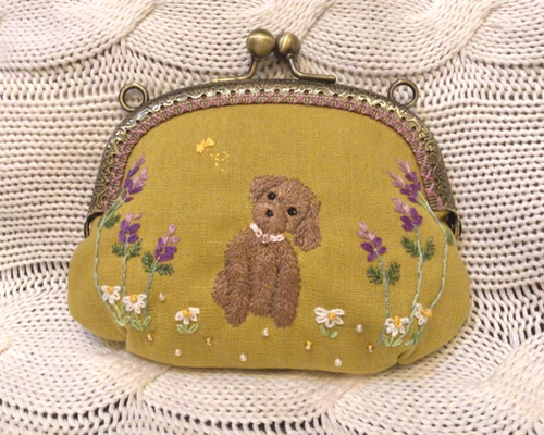 トイプードル　バッグ&がま口　チルド。ハンドメイド トイプードル バッグ&がま口 チルド様専用。ハンドメイド