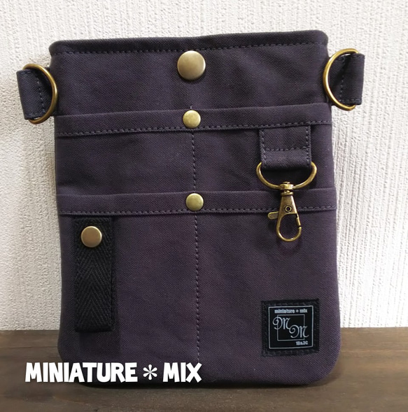 ≪予約販売≫帆布 チャコールグレー オーガナイザー☆ ナース