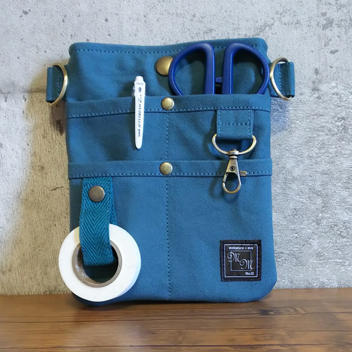≪予約販売≫帆布 ❗️ターコイズ オーガナイザー☆ ナースポシェット