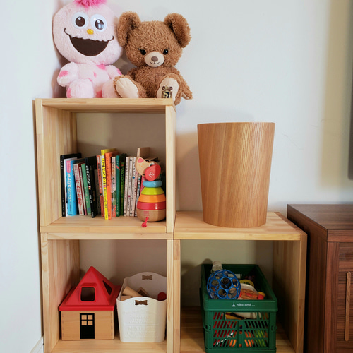 マルチボックス 収納ボックス 無垢 パイン材 本棚・絵本棚・マガジン