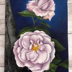 Purple roses（油彩画） 2枚目の画像