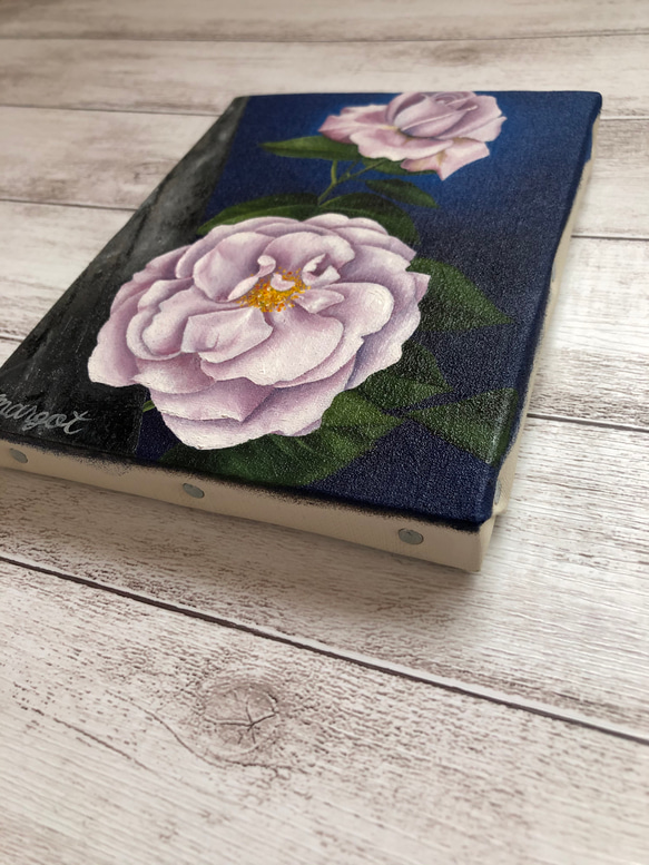 Purple roses（油彩画） 3枚目の画像