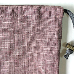 Kinchaku Outdoor メスティン用 リネンキャンバス ブラウン [メスティンケース リネン 無地 麻] 6枚目の画像