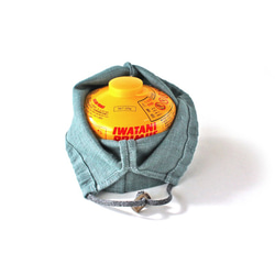 Kinchaku Outdoor OD缶用 リネンキャンバス スモーキーグリーン [ OD缶カバー バーナー 麻 ] 5枚目の画像
