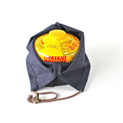 Kinchaku Outdoor OD缶用 コットンキャンバス ネイビー [ OD缶カバー ガス缶 バーナー 帆布 ] 5枚目の画像
