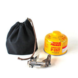 Kinchaku Outdoor OD缶用 コットンキャンバス ブラック [ OD缶カバー ガス缶 バーナー 帆布 ] 3枚目の画像