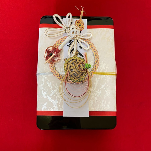 略式結納シリーズ ] 小文庫箱セット ( 太閤台,毛せん,化粧箱 付