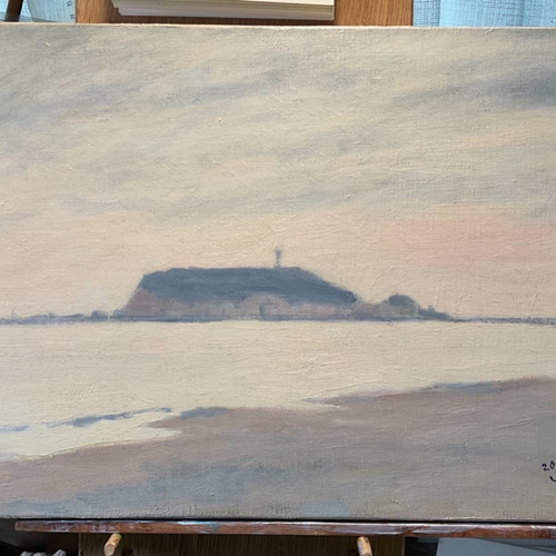 江ノ島の絵　絵画　額 江之島蒔絵額 文化遺産オンライン