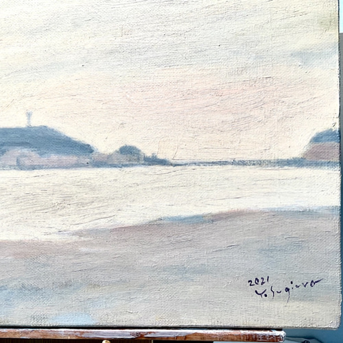 江ノ島』油画 絵画 緑光 通販 11922956｜Creema(クリーマ)