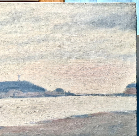 『江ノ島』油画 5枚目の画像
