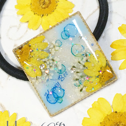 ゾウ　レジンヘアゴム　ひまわり ゾウ レジンヘアゴム ひまわり