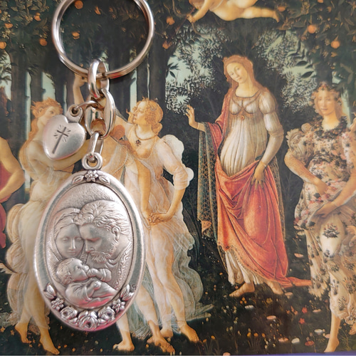 ラファエロの天使クリスマス聖母マリア様エンジェル聖家族スライド式