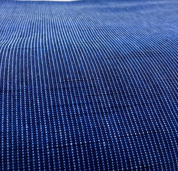 ちぢみ織りピンストライプさわやかブルー 1枚目の画像