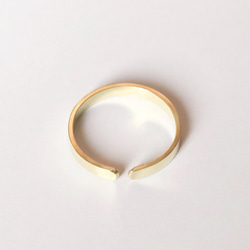 【3mm幅】★真鍮刻印リング＊オリジナル刻印 5枚目の画像