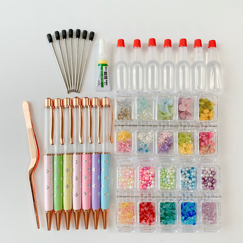 訳ありハーバリウムボールペン まめセット @13@44@49 訳ありハー