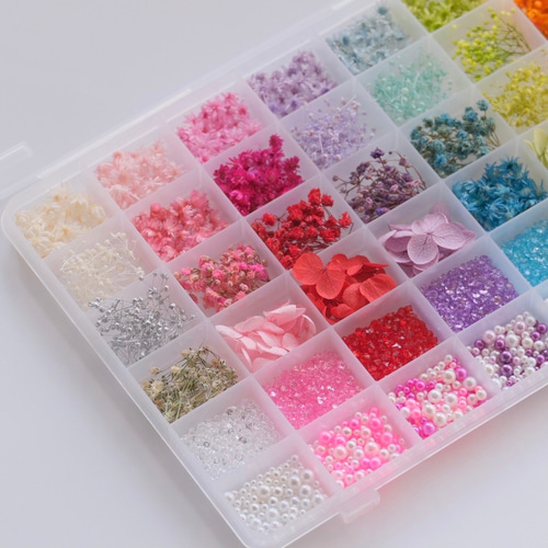 ハーバリウムボールペン　レジン アクセサリー 花材 スターフラワーミニ　オーダー スターフラワー ミニ つぼみ 小さな花 レジン封入 ハーバリウム