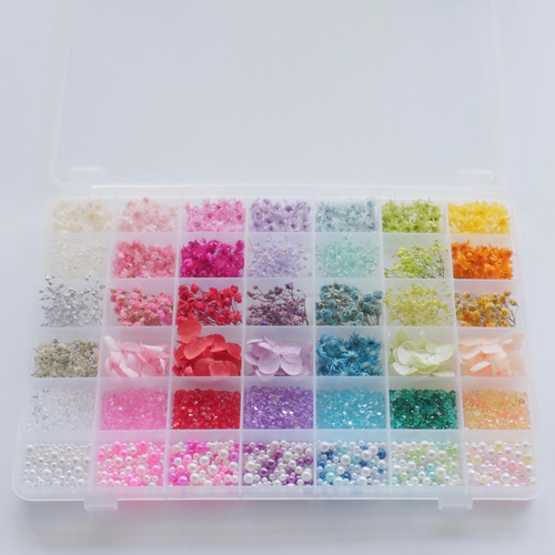豪華 ハーバリウムボールペン レジン 花材セット 詰合せ 42種類