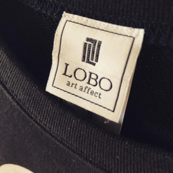 12.7oz ヘビーウェイト・lobo hoodhie "LAA" 4枚目の画像