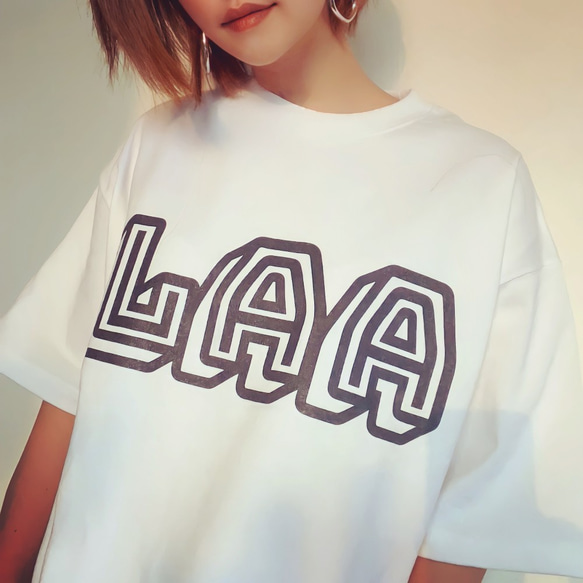 LAA T-shirts【 9.1オンス マグナムウェイトビッグシルエット 】 1枚目の画像