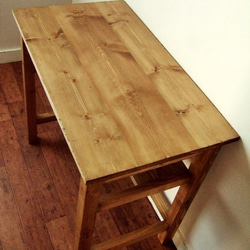 アンティーク風 作業台デスク　（ナチュラル） 4枚目の画像