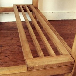 アンティーク風 作業台デスク　（ナチュラル） 5枚目の画像