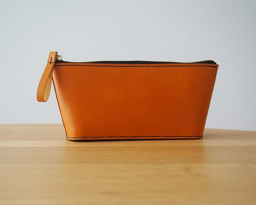 しーさー　OctFold ペンケース　袋付き　ブラウン　ナイロン　SEASAR OctFold ペンケース カルロスナイロン