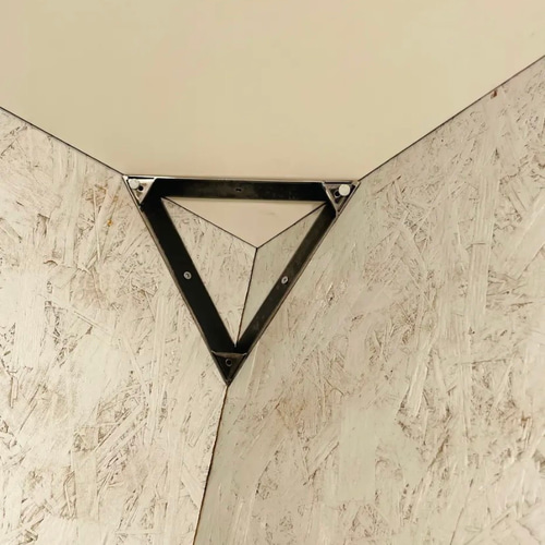 角の極み 掛け時計 時計 インテリア 角 アート時計 アイアン家具