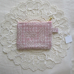 帶隔板 xxs-3（卡片大小）Liberty Lami Clear Pouch Sleeping Rose 第4張的照片