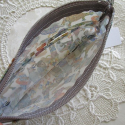 手さげ袋10ｌケース（レジ袋ケース）　リバティラミ　ハラバルー 4枚目の画像