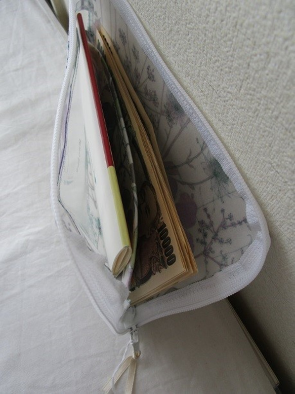臥式帶隔板·L形緊固件Liberty lami透明小袋野花 第5張的照片