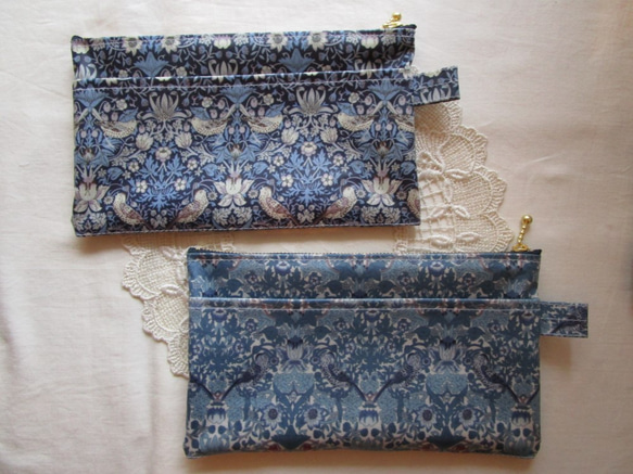 ★loveivu様専用★外ポケット付き　マスクポーチ他多数　ストロベリーシーフ 3枚目の画像