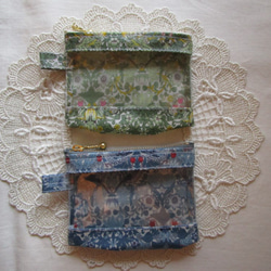 ★loveivu様専用★外ポケット付き　マスクポーチ他多数　ストロベリーシーフ 4枚目の画像