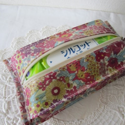 ウエットティッシュポーチ　リバティラミ　ストロベリーシーフスプリング 5枚目の画像