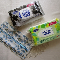 ウエットティッシュポーチ　リバティラミ　ストロベリーシーフスプリング 6枚目の画像