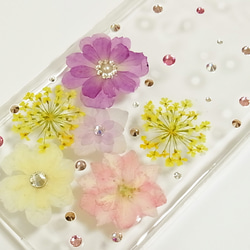 押し花 iPhone Case  【5S Design NO.18】 2枚目の画像