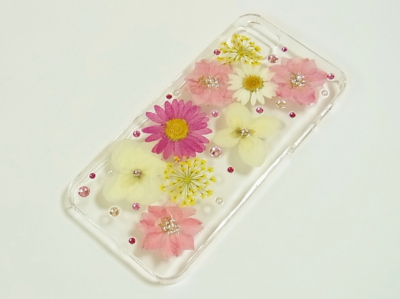 押し花 iPhone Case  【5S Design NO.21】 2枚目の画像