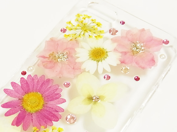 押し花 iPhone Case  【5S Design NO.21】 3枚目の画像