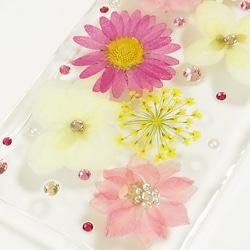 押し花 iPhone Case  【5S Design NO.21】 4枚目の画像