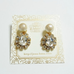 ♡NEW♡ 2WAY *PRINCESS BIJOU*  ピアス 1枚目の画像