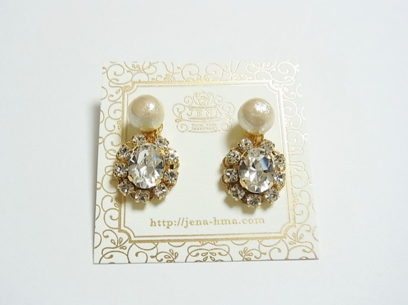 ♡NEW♡ 2WAY *PRINCESS BIJOU*  ピアス 1枚目の画像