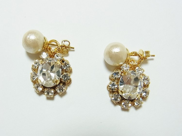 ♡NEW♡ 2WAY *PRINCESS BIJOU*  ピアス 3枚目の画像